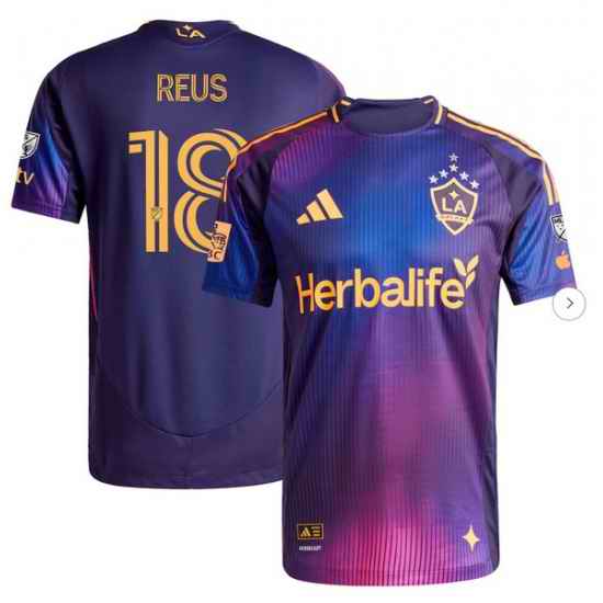 Mens LA Galaxy Marco Reus adidas Navy 2025 RIZON Authentic Player Jersey